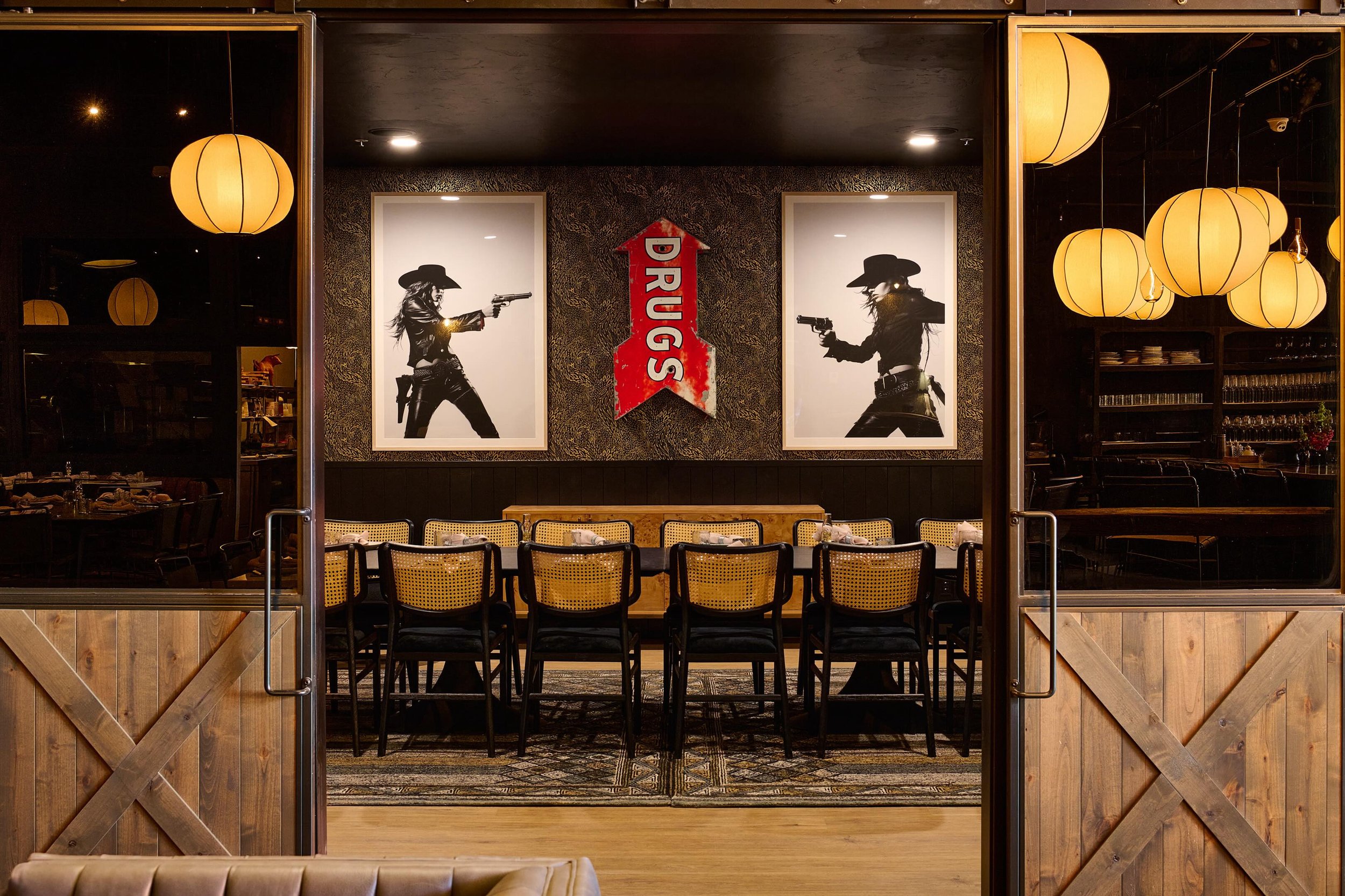 The Hawkeye & Huckleberry bar and patio, photo by Dina Avila